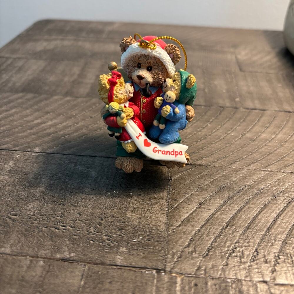 Holiday Living I LOVE GRANDPA Collectible Ornament Gift